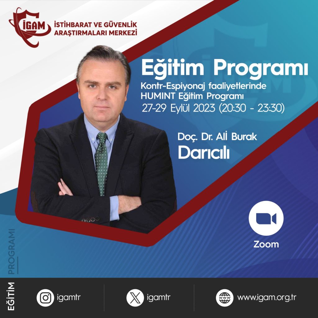 Kontr-Espiyonaj faaliyetlerinde HUMINT Eğitim Programı